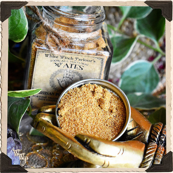 VATES POWDER INCENSE. All Natural. For Fortune Telling, Destiny Changing & Happiness. White Witch Parlour