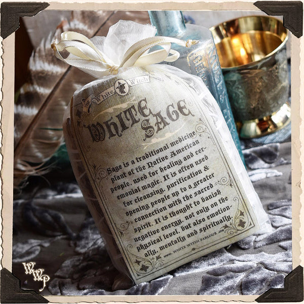 SMUDGE WANDS: WHITE SAGE 3 Pack For Spiritual Cleansing, Purification, Wishes, Divination & Meditation. White Witch Parlour