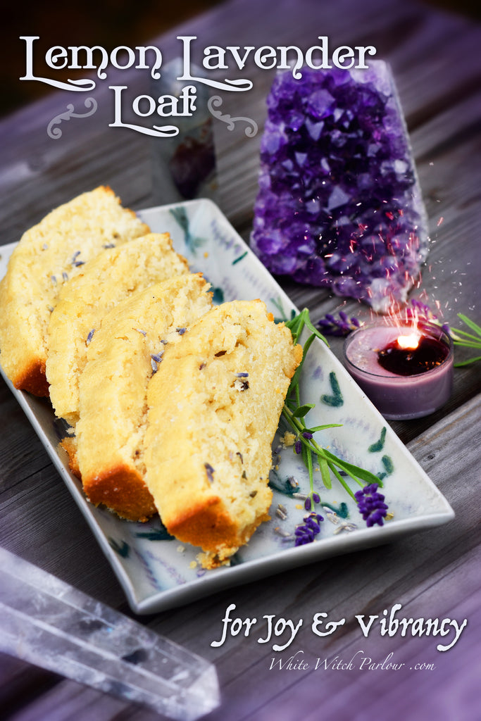 Lemon Lavender Loaf For Joy & Vibrancy. Summer Kitchen Witch