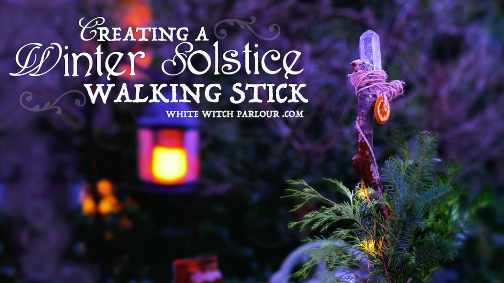 Creating a Winter Solstice Walking Stick for Yule