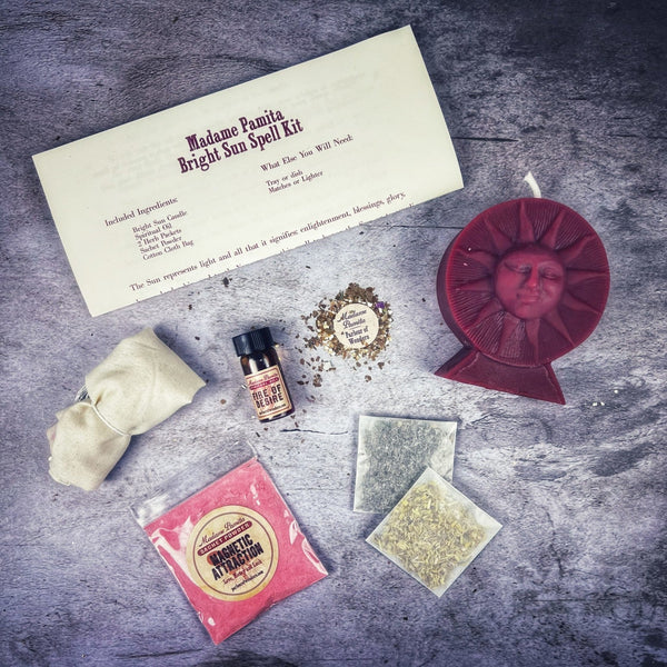 Bright Sun Candle Spell Kit