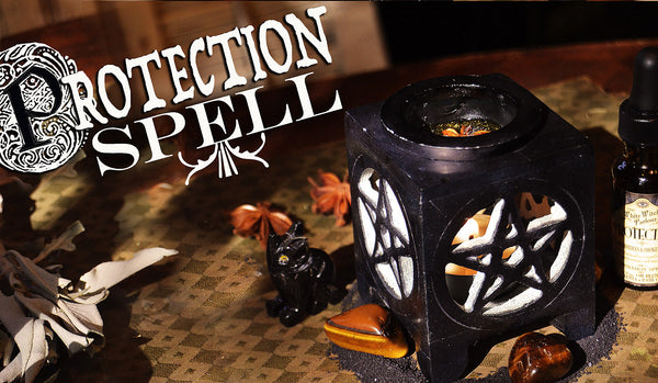 SIMPLE PROTECTION SPELL. Instant Digital Download. by The White Witch Parlour