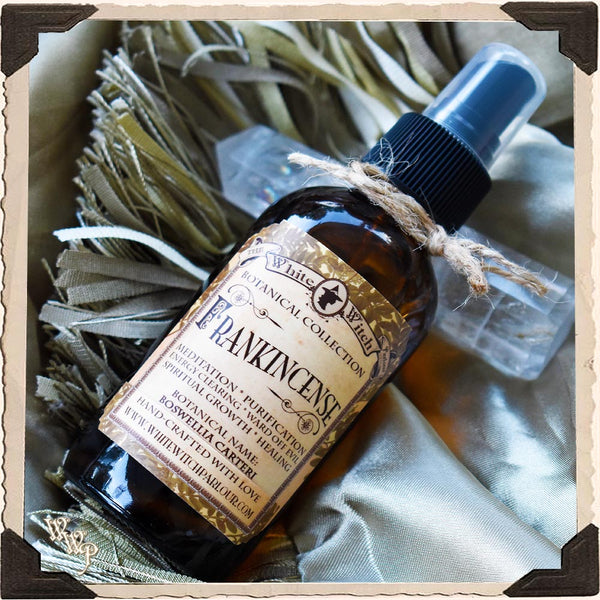 FRANKINCENSE 4oz. Ritual Spray. Single-Note Botanical. For Illumination, Consecration & Meditation.