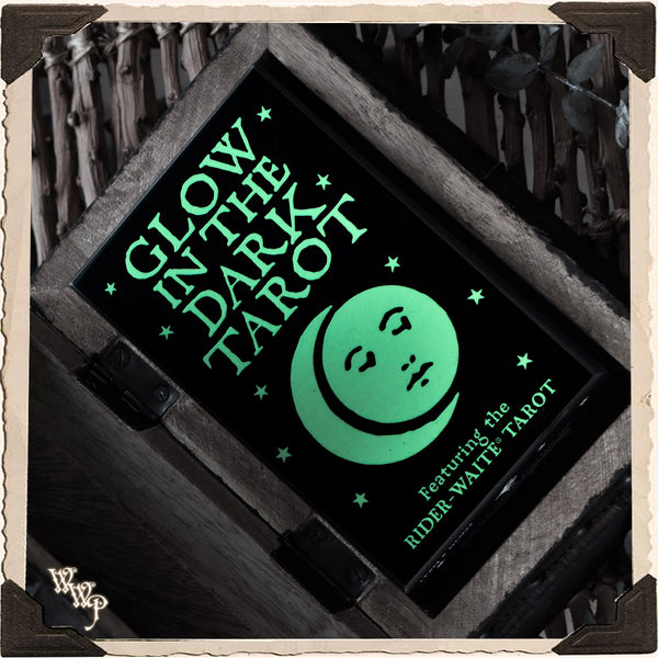 GLOW IN THE DARK TAROT CARD DECK. For Divine Guidance & Spiritual Messages. White Witch Parlour