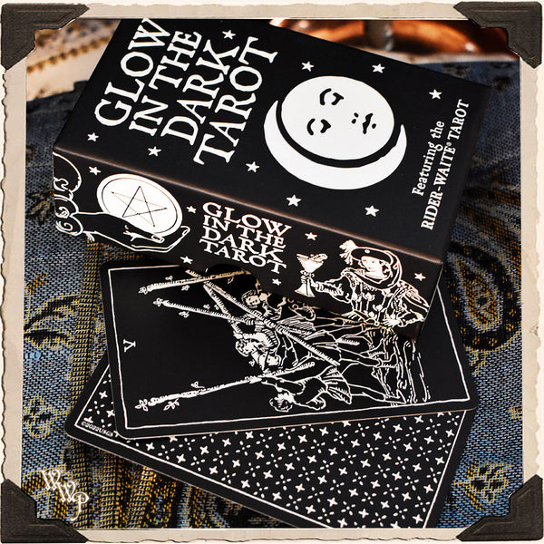 GLOW IN THE DARK TAROT CARD DECK. For Divine Guidance & Spiritual Messages.