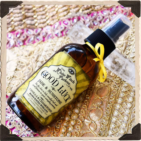 GOOD LUCK Elixir Apothecary Ritual Spray 4oz.  For Good Fortune, Positivity & Raising Vibrations.
