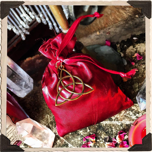 PASSION SPIRIT BAG. Blessed Mojo Medicine Bag For Drive, Sensuality & Empowerment.