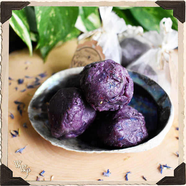 VISIONS Herbal Wax Witch Ball. For Psychic Growth & Divination