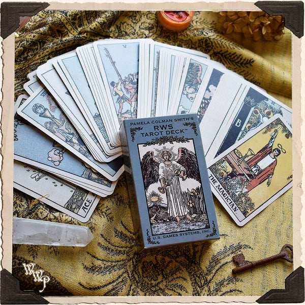 1909 RWS TAROT CARD DECK by Pamela Colman Smith. For Divine Guidance & Spiritual Messages. Divination White Witch Parlour