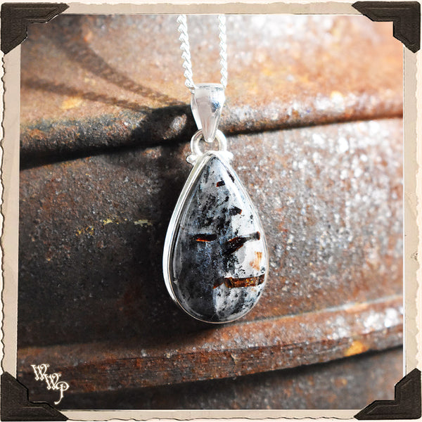 LIMITED EDITION: BRONZE ASTROPHYLLITE PENDANT NECKLACE For Spiritual Illumination & Major Energy Shifts.