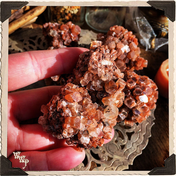 ARAGONITE CRYSTAL. For Earth Healing, Stability & Soul Focus.