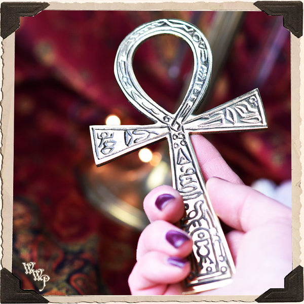 BRASS CARVED ANKH. For Harnessing Energy & Spiritual Awakenings