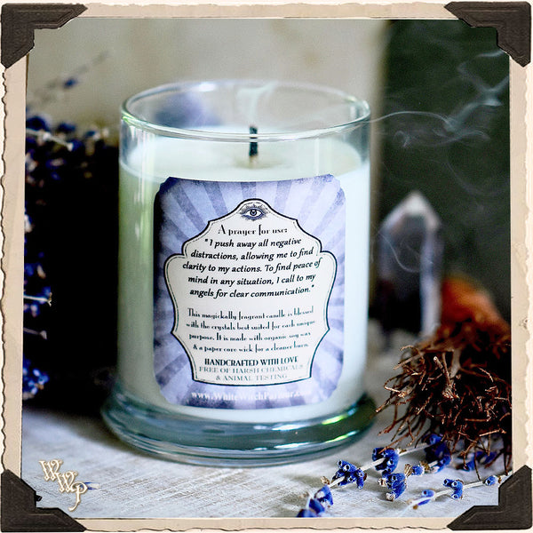 CLARITY Elixir Apothecary CANDLE 7oz. For Bliss, Emotional & Prophetic Clarity.