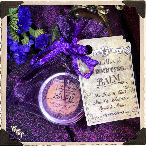 'SEER' 1/2oz. SOLID PERFUME. All Natural Anointing Balm. For Psychic Awareness & Insight.