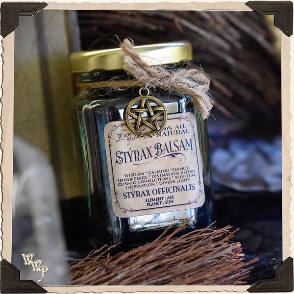 STYRAX BALSAM RESIN APOTHECARY. All Natural Incense. For Spirit Communication, Cosmic Connections & Spirituality
