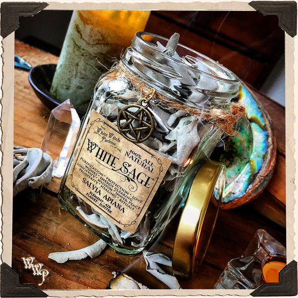 WHITE SAGE APOTHECARY. Dried Herbs. For Purification, Wishes & Ceremony.