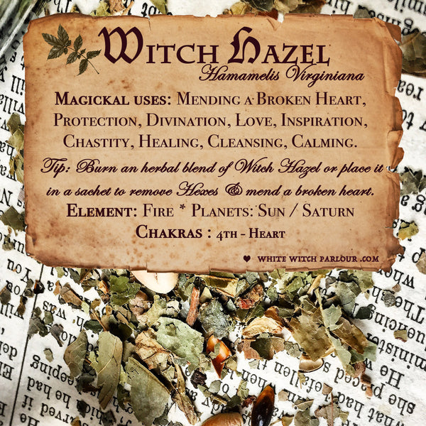 WITCH HAZEL APOTHECARY. Dried Herbs. For Inspiration, Healing, Wisdom & Cleansing.