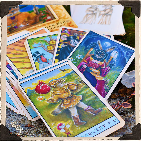 Bohemian Animal TAROT CARDS by King & McLeod. For Divine Guidance & Animal Messages. Divination White Witch Parlour