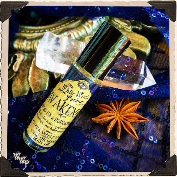 AWAKENING Elixir 1/3oz. BODY OIL Rollon. For Spiritual Growth & Finding Life Purpose.