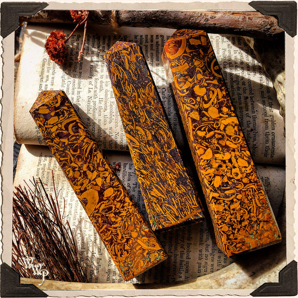 CALLIGRAPHY SCRIPT CRYSTAL OBELISK. For Past Life Recall, Earth Energy Healing, Akashic Records. White Witch Parlour