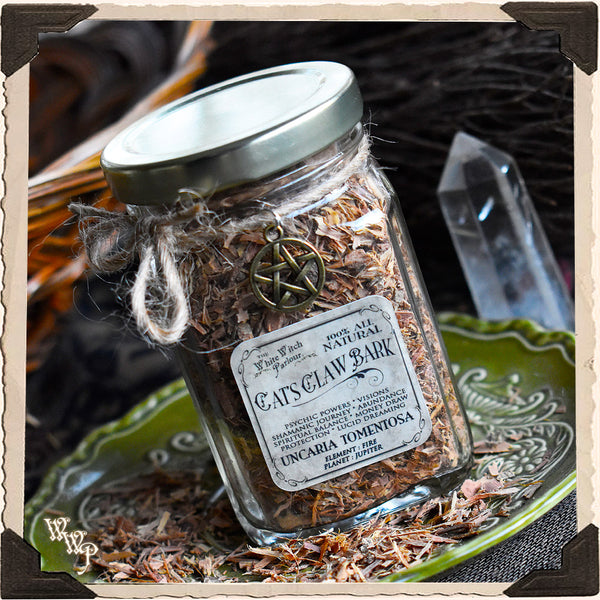 CAT'S CLAW BARK APOTHECARY. Dried Herbs. For Psychic Powers, Protection & Protection.