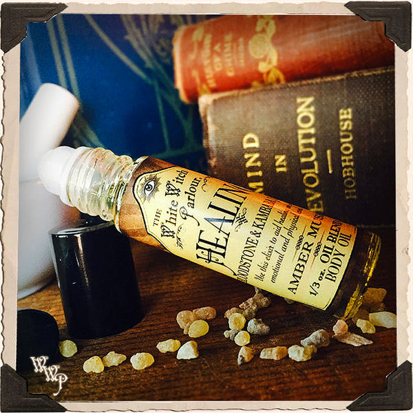 HEALING Elixir 1/3oz Body Oil Rollon. For Emotional Balance & Energetic Healing White Witch Parlour
