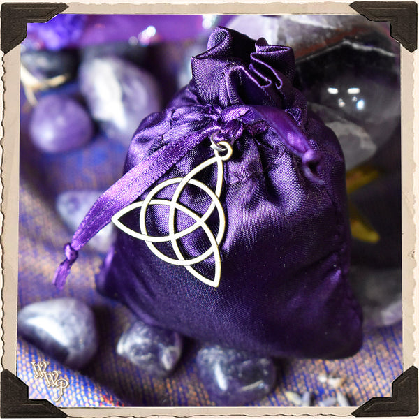 MYSTIC SPIRIT BAG. Blessed Mojo Medicine Bag For Psychic Awareness & Divination.