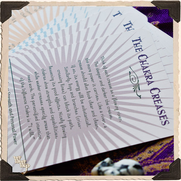 PALMISTRY CARDS by Vernon Mahabal. For Divine Guidance & Learning Palmistry. Divination White Witch Parlour