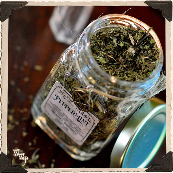 PEPPERMINT APOTHECARY. Dried Herbs. For Money Drawing & Raising Vibrations.