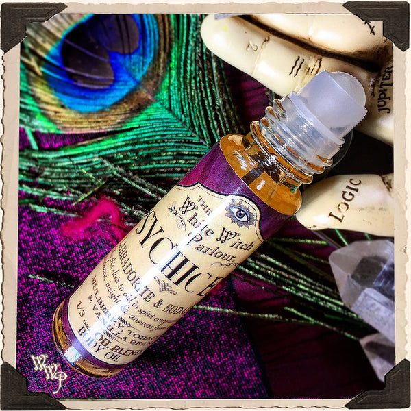 PSYCHIC EYE Elixir 1/3oz. BODY OIL Rollon. For Enhancing Psychic Intuition, Spiritual Energy & Divination.