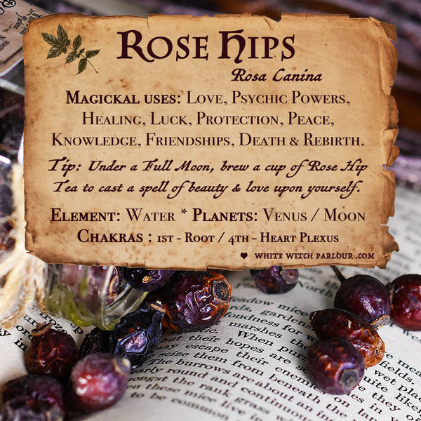 ROSE HIPS APOTHECARY. Dried Herbs. For Love, Friendships & Psychic Powers.