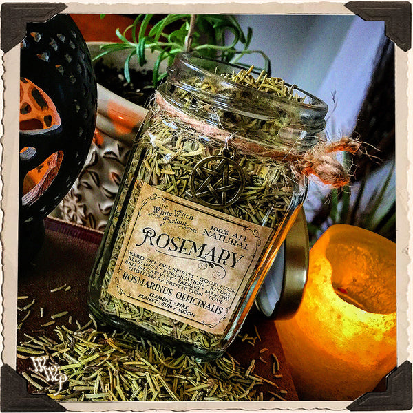 ROSEMARY APOTHECARY. Dried Herbs. For Warding Off Evil Spirits, Psychic Detox & Purification.