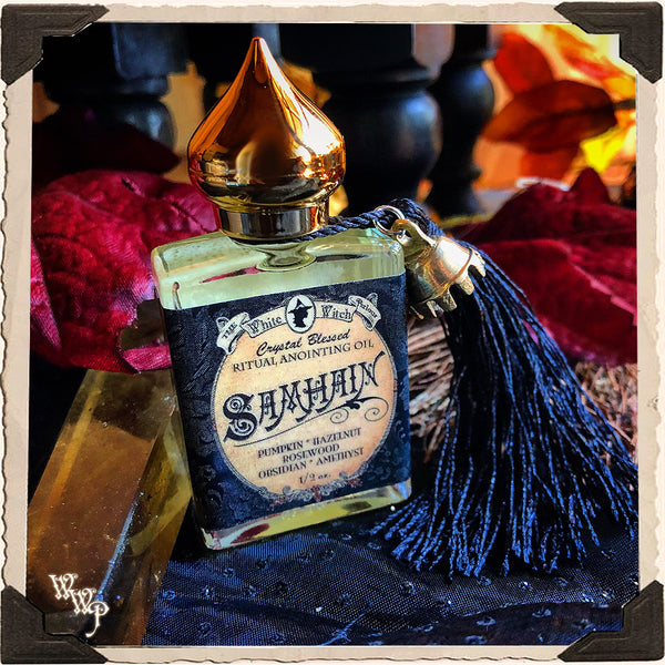 SAMHAIN Alchemy RITUAL OIL. For Halloween, Autumn, Sabbat & Ceremony.