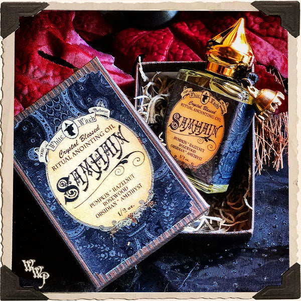 SAMHAIN Alchemy RITUAL OIL. For Halloween, Autumn, Sabbat & Ceremony.