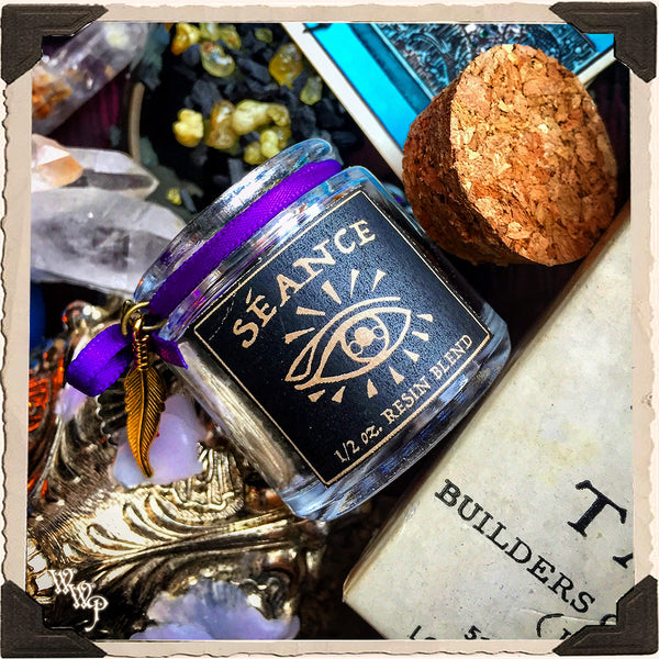 SEANCE INCENSE. All Natural Resin Blend. For Spirit Contact, Ancestor Communication & Psychic Growth.