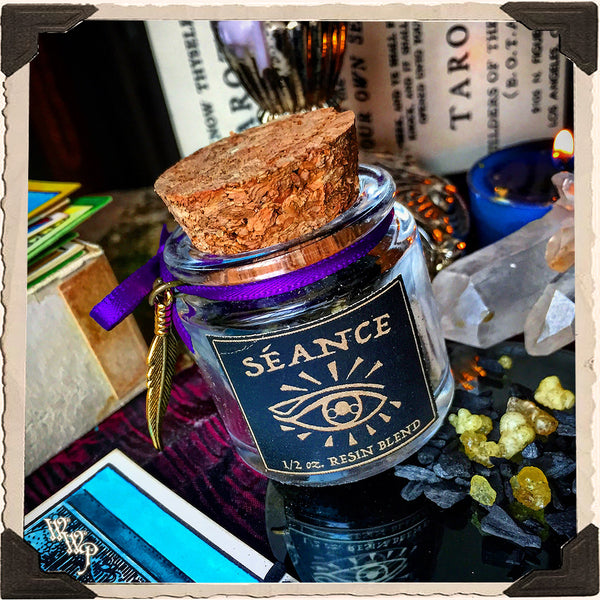 SEANCE INCENSE. All Natural Resin Blend. For Spirit Contact, Ancestor Communication & Psychic Growth.