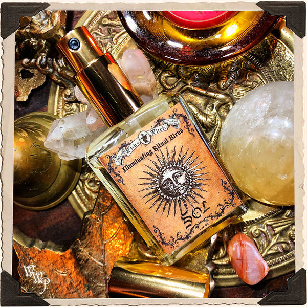 SOL RITUAL OIL. 1oz. For Illumination, Happiness & New Growth.