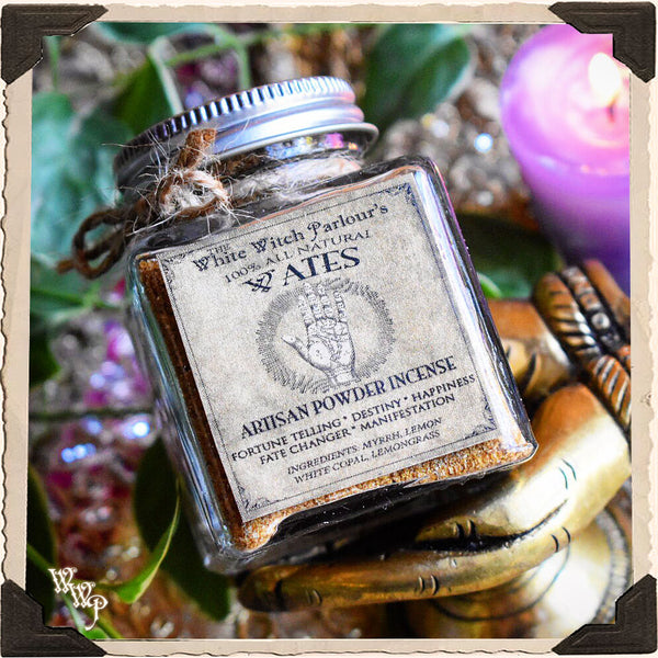 VATES POWDER INCENSE. All Natural.  For Fortune Telling, Destiny Changing & Happiness.